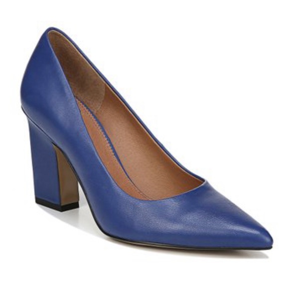 NWOT SARTO Cobalt Sasha Leather Pump - Picture 1 of 5